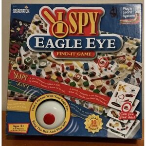 2018 I Spy Eagle Eye Scholastic Board Game Briarpatch Inc Ages 5+ Missing 1 Card